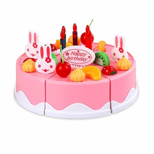کیک تولد سنسور دار موزیکال صورتی Birthday Cake_اسباب بازی